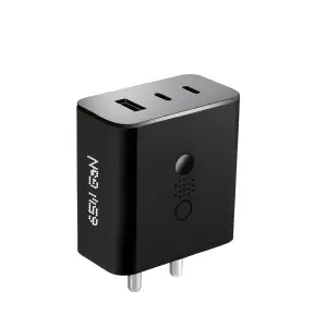 65W GAN Adapter with USB-A and Type-C Ports for Smartphones