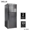 DELLA 220 Litres Double Door Refrigerator
