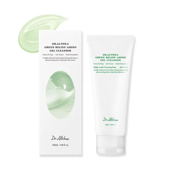 Dr.Althea Green Relief Amino Gel Cleanser for Oily Combination Acne-prone Sensitive Skin 100ml - by Dream Skin Nepal