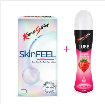KS Skin Feel 3's + Strawberry Flavoured Lube