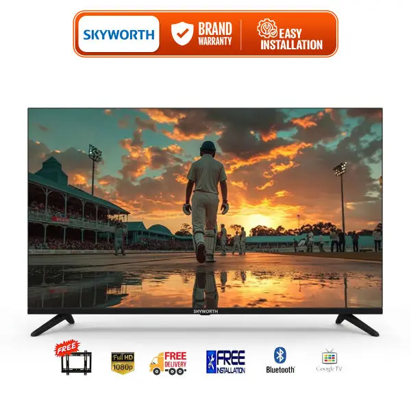 Skyworth 43 inch FHD Smart Google Android Tv Bluetooh Frameless Voice Command