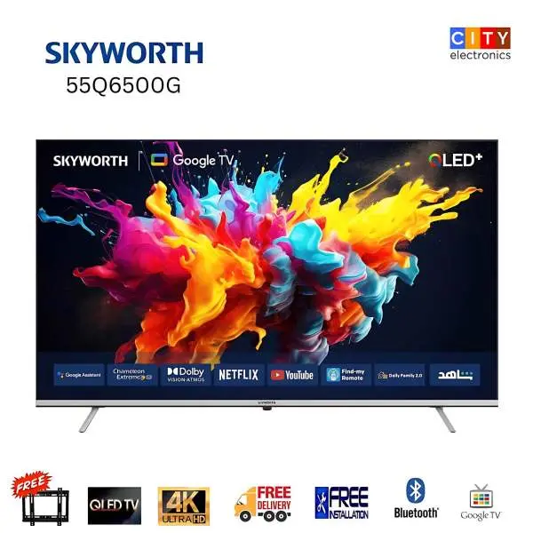 Skyworth 55Q6500G 55" QLED 4K UHD Smart Google Tv - Image 3
