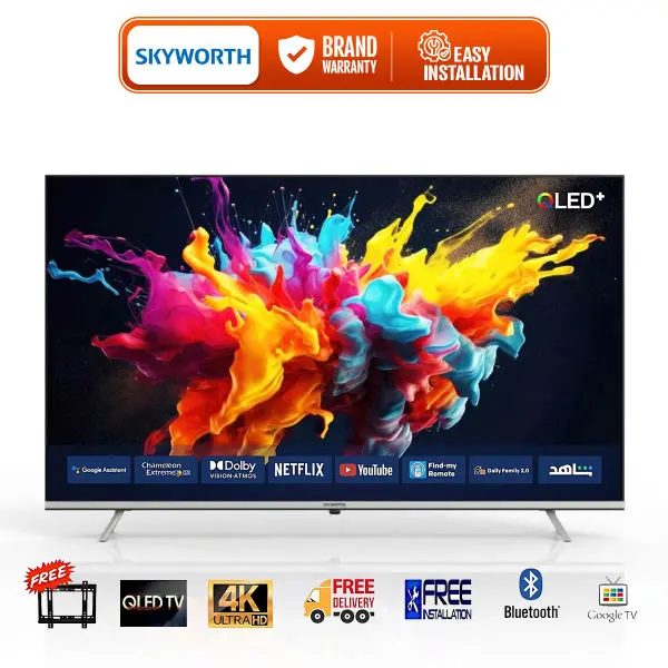 Skyworth 55Q6500G 55" QLED 4K UHD Smart Google Tv