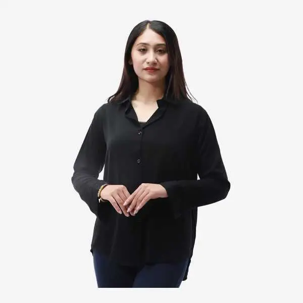 Tailor Stitch Plain Formal Full Sleeve Shirt For Women. - Fashion | Shirts For Women | Women's Wear |