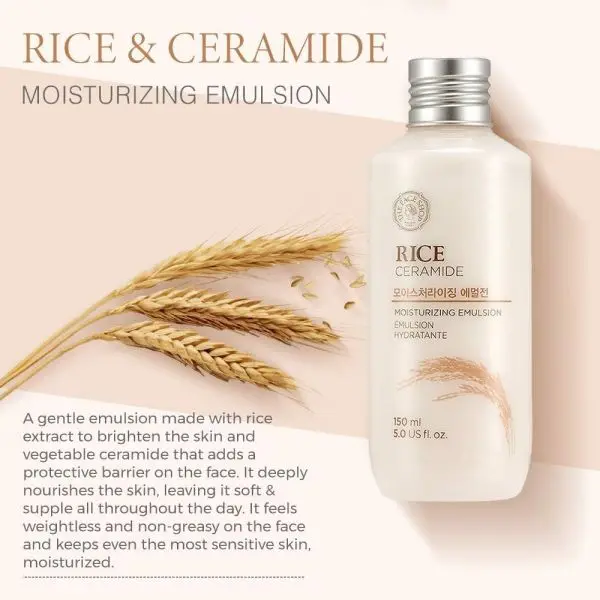 The Face Shop Rice & Ceramide Moisturizing Emulsion – Hydrating & Nourishing Facial Emulsion By Dream Skin Nepal - Image 4