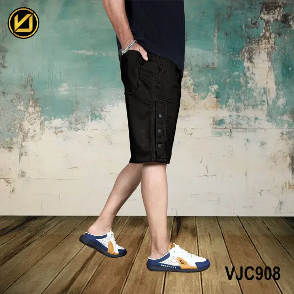 VIRJEANS (VJC908) Summer Sporty Shorts For Men- Black - Image 2
