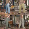 VIRJEANS (VJC915) Summer Soft Ultra Thin Lyocell Linen Baggy Trouser/Pant For Men- All Colors