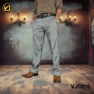 VIRJEANS (VJC916) Formal Pant For Men- Grey
