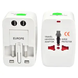 Universal Travel Adapter (Type G) - Global Plug Converter for 150+ Countries | Suitable for UK