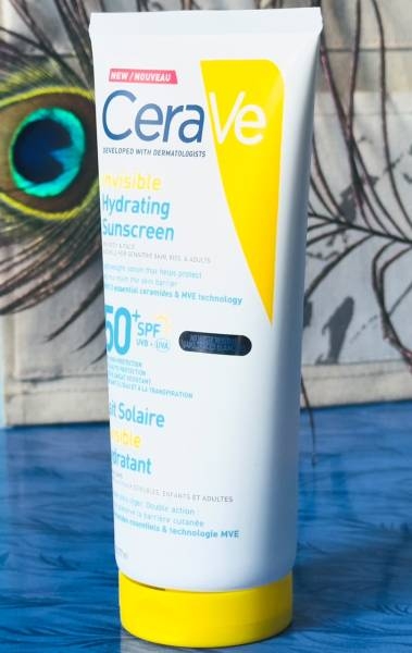 CeraVe Invisible Hydrating Sunscreen SPF50+ For Body Face And All Skin Types With 3 Essential Ceramides 177 ml (France)