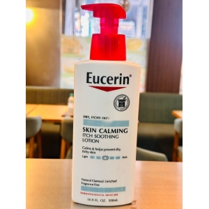 Eucerin Skin Calming Itch Soothing Lotion 16.9FL. OZ - 500ml (Mexico)