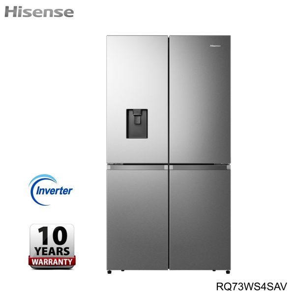 HISENS 545 Litres Inverter 4 Crossed Door Refrigerator With Water Dispenser - Image 2