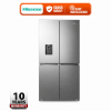 HISENS 545 Litres Inverter 4 Crossed Door Refrigerator With Water Dispenser