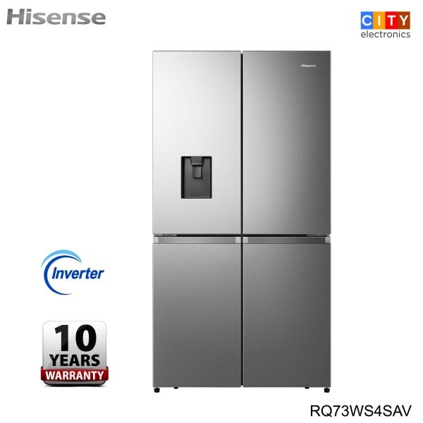 HISENS 545 Litres Inverter 4 Crossed Door Refrigerator With Water Dispenser - Image 3