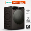 Hisens 10.5 Kg Wash 6.5 Kg Der Fully Automatic Washer dryer Inverter WiFi