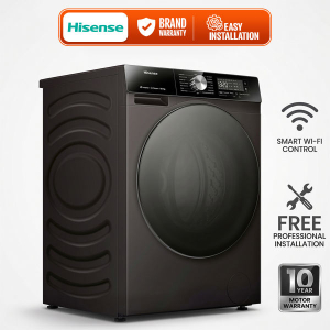 Hisens 10.5 Kg Wash 6.5 Kg Der Fully Automatic Washer dryer Inverter WiFi