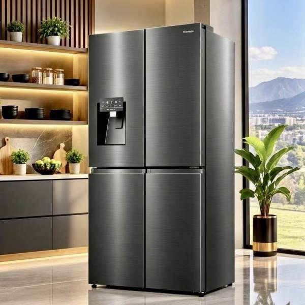 Hisens 545 Litres Inverter 4 Crossed Door Refrigerator With Water Dispenser - Image 3