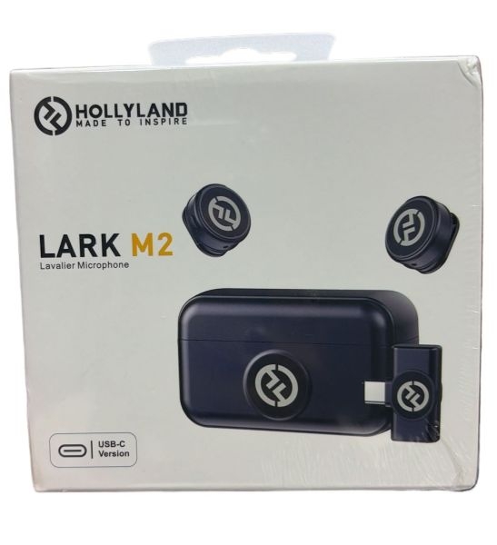 Hollyland Lark M2 First-Copy Wireless Lavalier Microphone | Dual-Mic System For Mobile