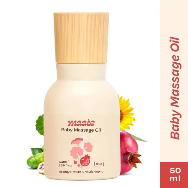 MAATE 100% Natural Baby Massage Oil - 50 ML(INDIA)