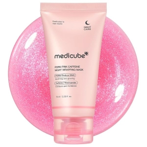 Medicube PDRN Pink Caffeine Overnight Wrapping Mask for Firming & Radiance 75ml - by Dream Skin Nepal
