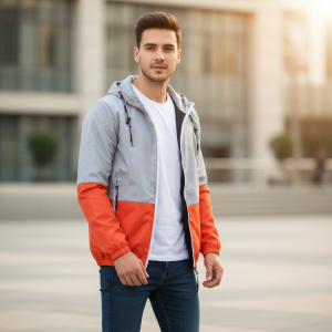 Men'S Summer Double Layered Windcheater Jacket.(Code 5) - Fashion | Jackets For Men | Men'S Wear | Windcheaters