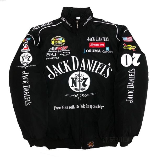 Nascar Jack Daniels Vintage Racing Jacket . - Image 2