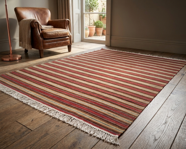 Premium Handknotted Nepali Woolen Carpet Galaicha (60 Knots) - Traditional Multi-Color (5.91 x 8.50 Ft) - Image 2