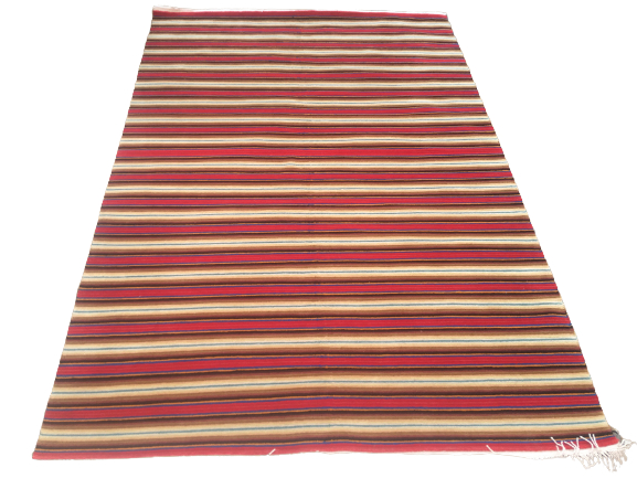 Premium Handknotted Nepali Woolen Carpet Galaicha (60 Knots) - Traditional Multi-Color (5.91 x 8.50 Ft)