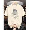 Premium Summer Cotton Lycra Chinese T-shirt For Unisex.