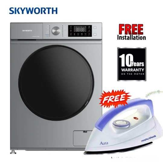 Skyworth 7 Kg Fully Automatic Front Load Washing Machine - Image 2