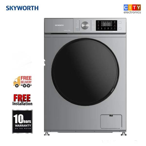 Skyworth 8 Kg BLDC Inverter Front Loading Fully Automatic Washing Machine - Image 3