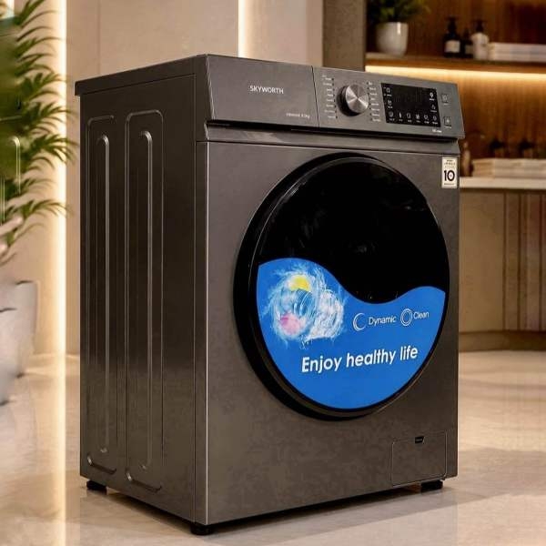 Skyworth 8 Kg BLDC Inverter Front Loading Fully Automatic Washing Machine - Image 5