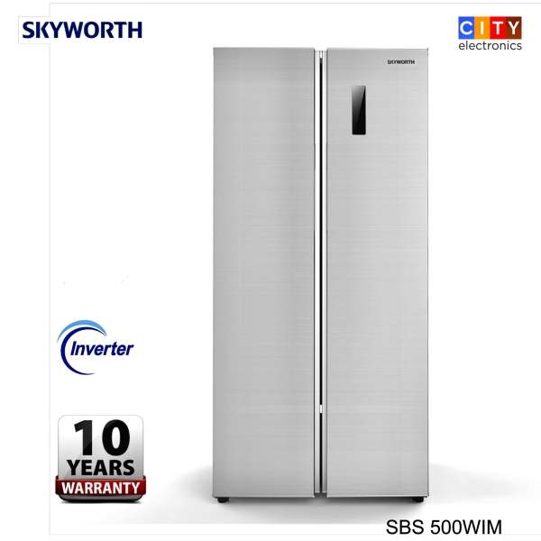 Skyworth SBS 500WIM 473 Litres Side By Side Inverter Refrigerator - Image 2