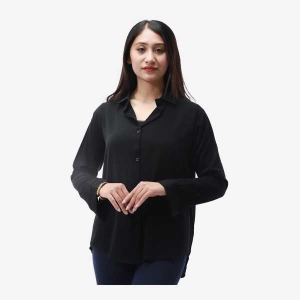 Tailor Stitch Plain Formal Full Sleeve Shirt For Women. - Fashion | Shirts For Women | Women's Wear |