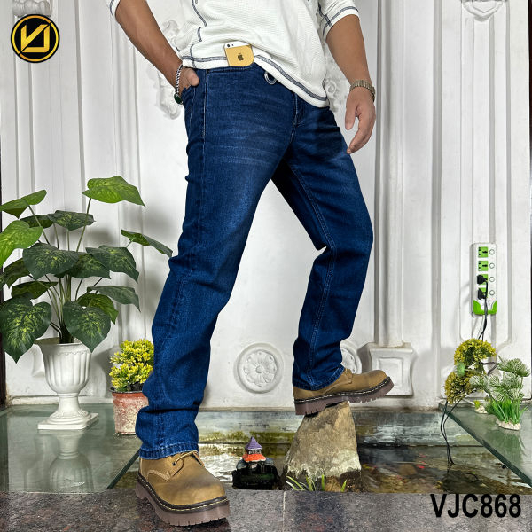 VIRJEANS (VJC868) Baggy Jeans Pant For Men- Navy Blue - Image 3