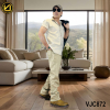 VIRJEANS (VJC872) Stretchable Cotton Straight Fit Pants For Men- Khaki