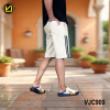 VIRJEANS (VJC909) Summer Sporty Shorts For Men-Light Grey