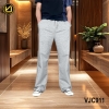 VIRJEANS (VJC911) Summer Baggy Loose Fitting Teri Cotton Casual Trouser For Men- Grey