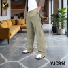 VIRJEANS (VJC914) Summer Soft Ultra Thin Lyocell Linen Trouser/Pant For Men- Light Brown