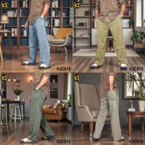VIRJEANS (VJC915) Summer Soft Ultra Thin Lyocell Linen Baggy Trouser/Pant For Men- All Colors