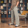 VIRJEANS (VJC915) Summer Soft Ultra Thin Lyocell Linen Baggy Trouser/Pant For Men-Grey