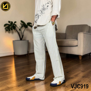 VIRJEANS (VJC919) Balen Linen Trouser For Summer Season- Green