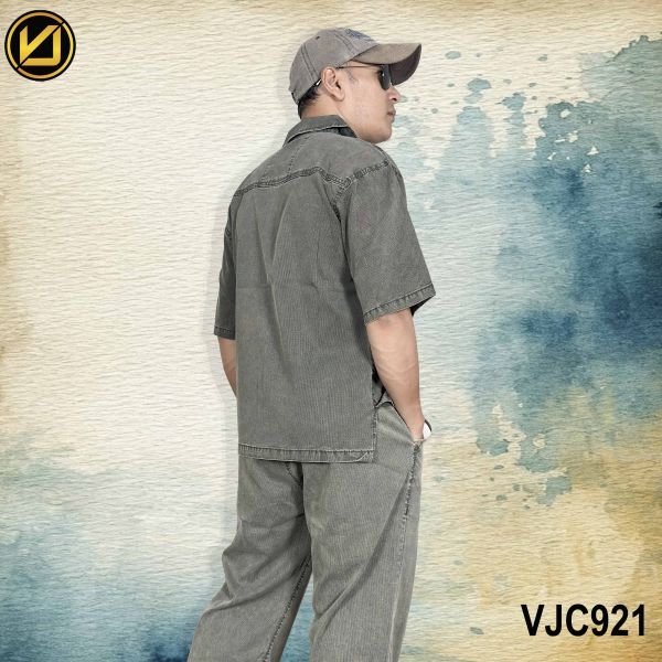 VIRJEANS (VJC921) Summer Lyocell UltraSoft Half Shirt For Men- All Colors - Image 4