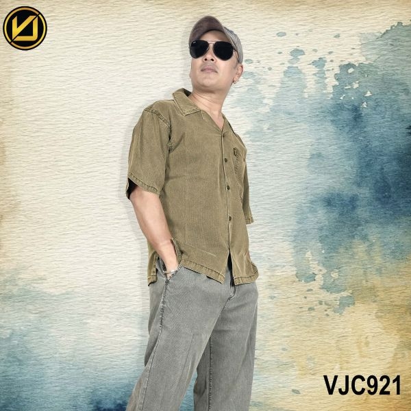 VIRJEANS (VJC921) Summer Lyocell UltraSoft Half Shirt For Men- All Colors - Image 5