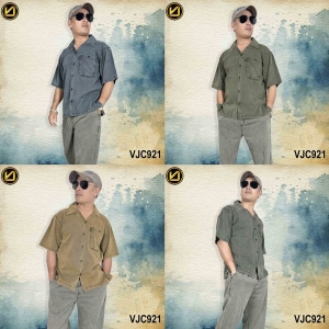 VIRJEANS (VJC921) Summer Lyocell UltraSoft Half Shirt For Men- All Colors