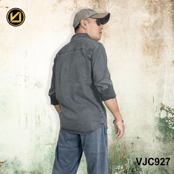 VIRJEANS (VJC927) Summer Lyocell Ultrasoft Full Sleeve Shirt For Men-All Colors - Image 4