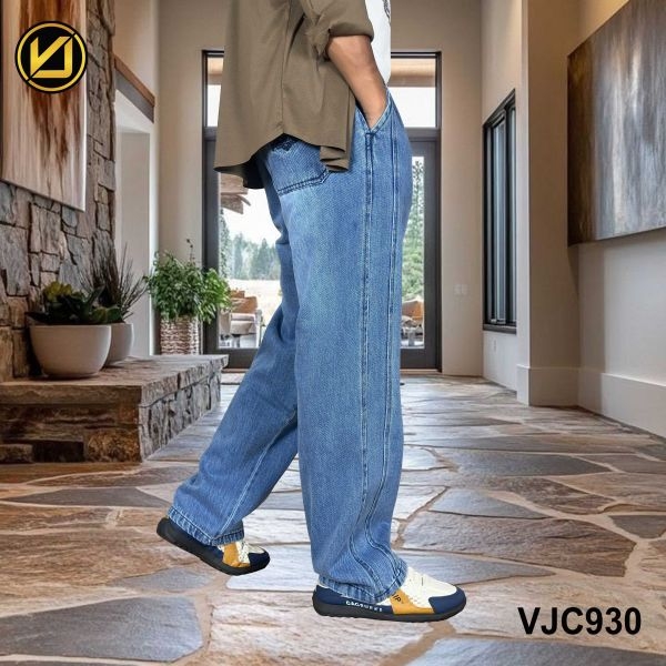 VIRJEANS (VJC930) Baggy Jeans (Denim) Trouser For Men- Light Blue - Image 3
