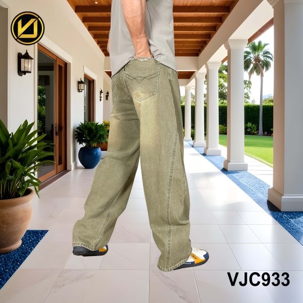 VIRJEANS (VJC933) Balloon Baggy Jeans Pant For Men- Khaki