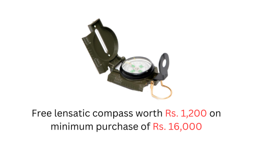 free lensatic compass short desc
