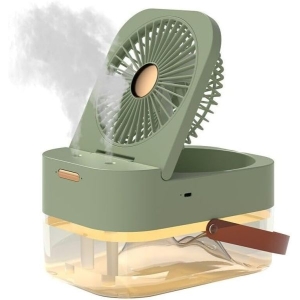 Portable Desk Fan with Light